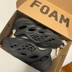 Black adidas yeezy foam runner